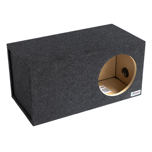 Atrend Single 15" Vented High SPL Woofer Enclosure - Charcoal Carpet Covering