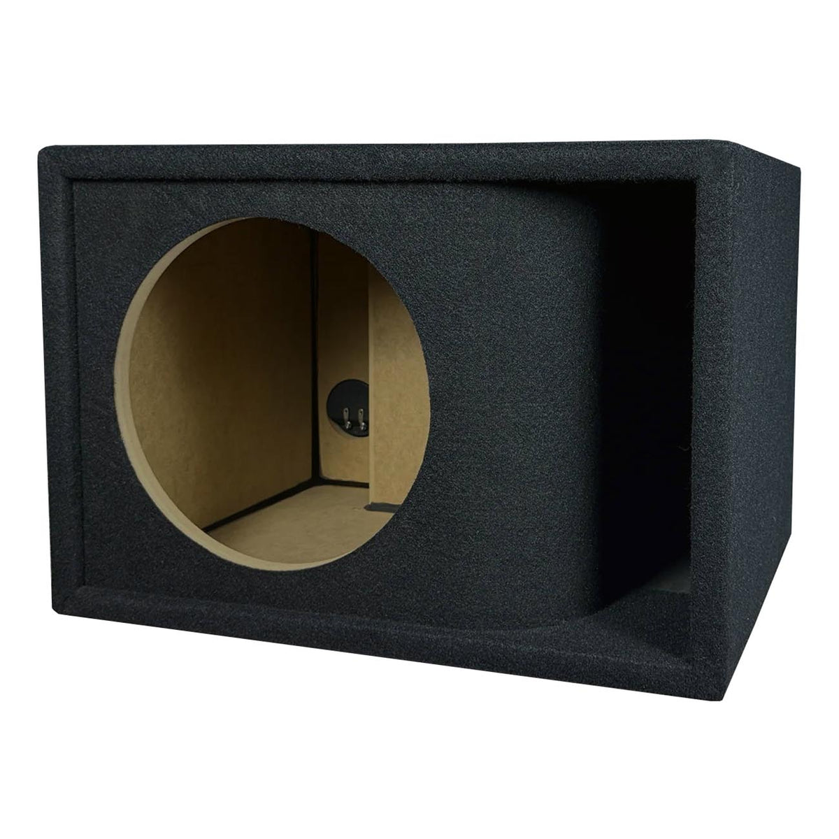Atrend Single 15" Kerf-Vented Woofer Enclosure - Charcoal Carpet Covering