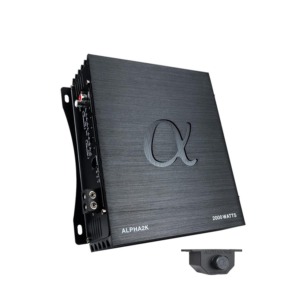 Alphasonik Alpha Series Full Range Monoblock Amplifier, 2000W RMS