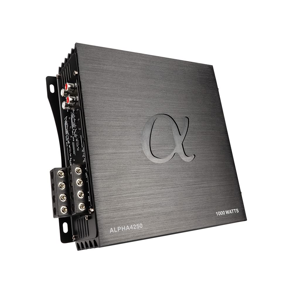 Alphasonik Alpha Series Full Range 4 Channel Amplifier, 1000W RMS