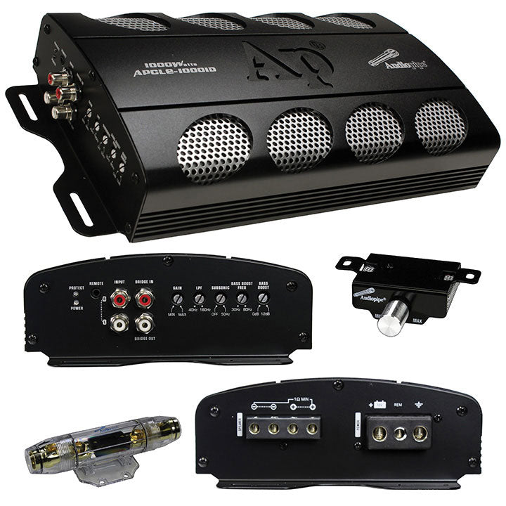 Audiopipe Monoblock Amplifier, 1000 Watts