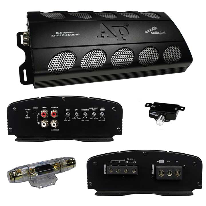 Audiopipe Monoblock Amplifier, 1500 Watts
