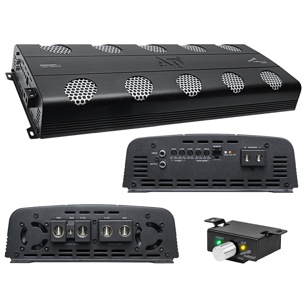 Audiopipe Full Range Class-D Monoblock Amplifier, 12,000W RMS