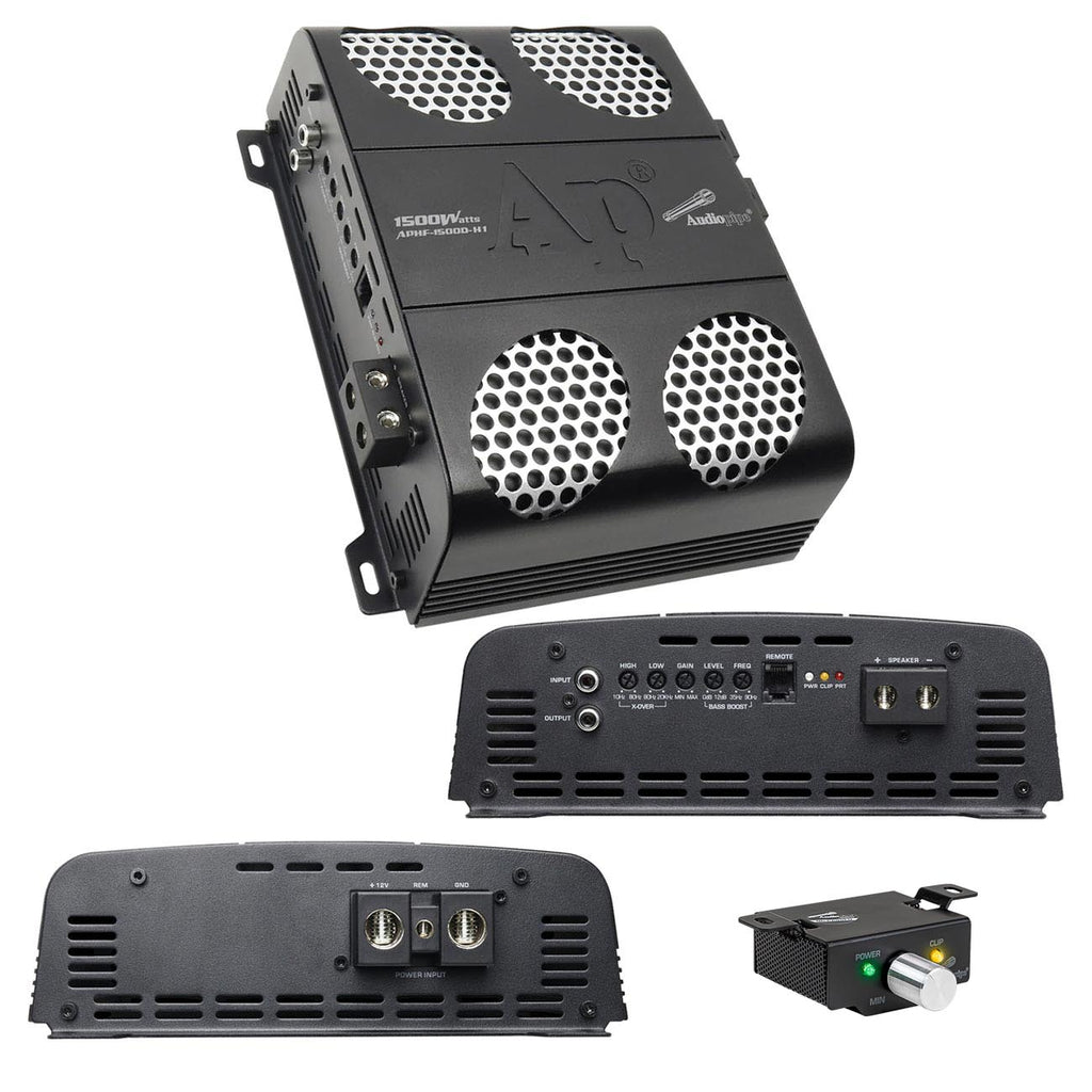 Audiopipe Full Range Class D Monoblock Amplifier, 1500W Max