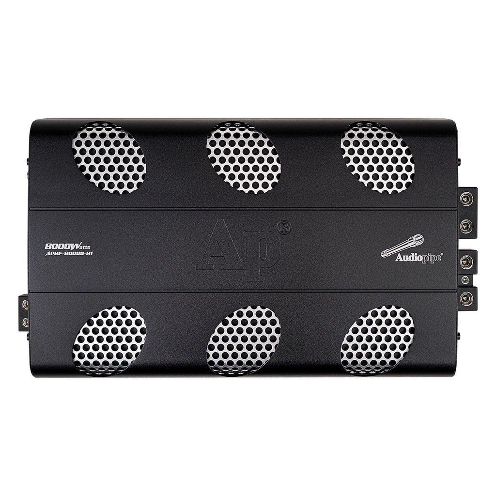Audiopipe Full Range Class D Monoblock Amplifier, 8000 Watts