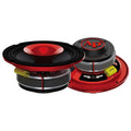 Audiopipe 6.5" 2-Way Compression Horn Mid-Range Loudspeaker, 150W RMS/300W Max - Red Eye Candy