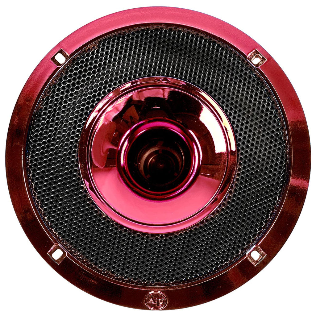Audiopipe 8" 2-Way Compression Horn Mid-Range Loudspeaker, 200W RMS/400W Max - Red Eye Candy
