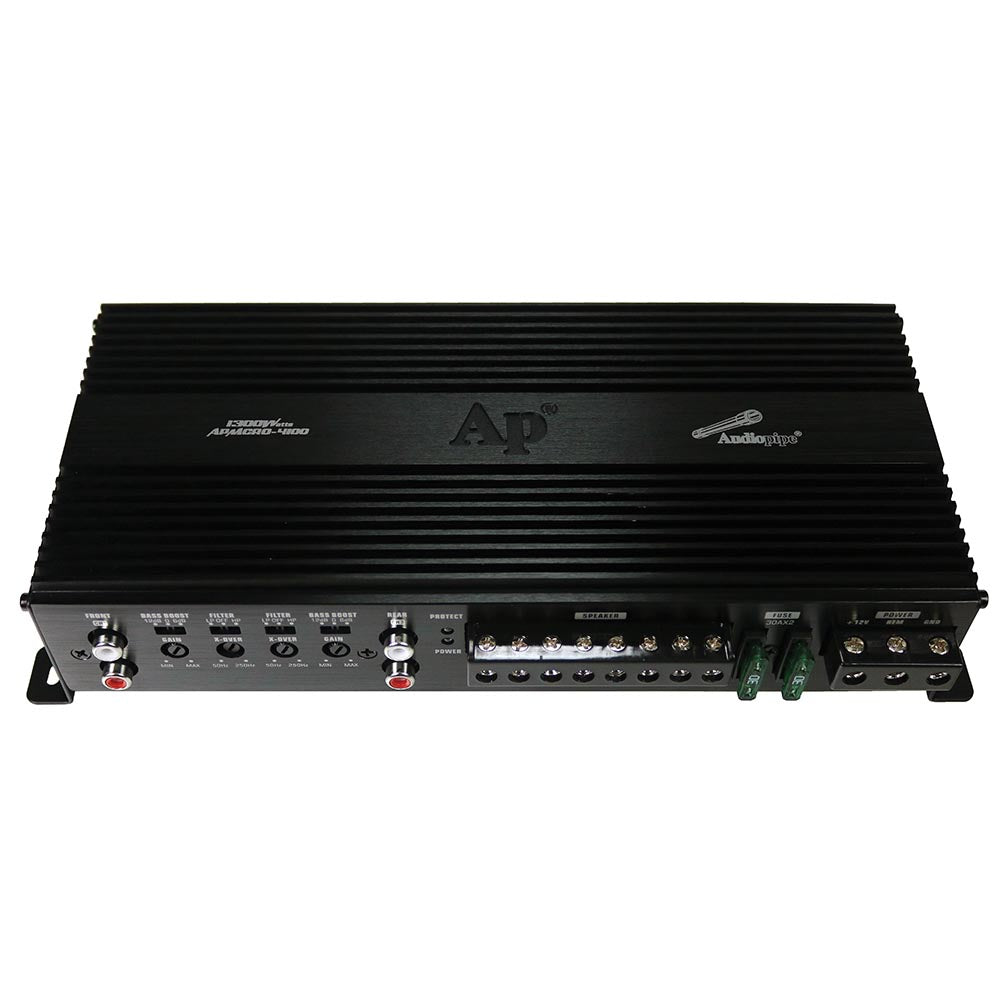 Audiopipe Micro Class-D 4 Channel Amplifier, 1300 Watts