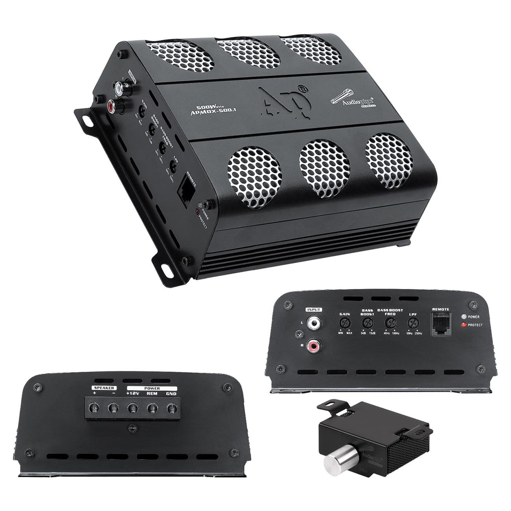 Audiopipe Compact Monoblock Amplifier, 580W RMS