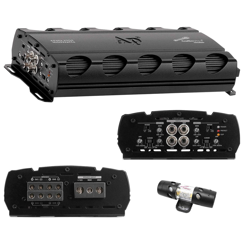 Audiopipe Mini 4 Channel Amplifier, 1600W MAX