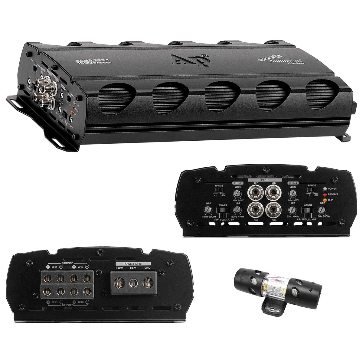 Audiopipe Mini 4 Channel Amplifier, 1600W MAX