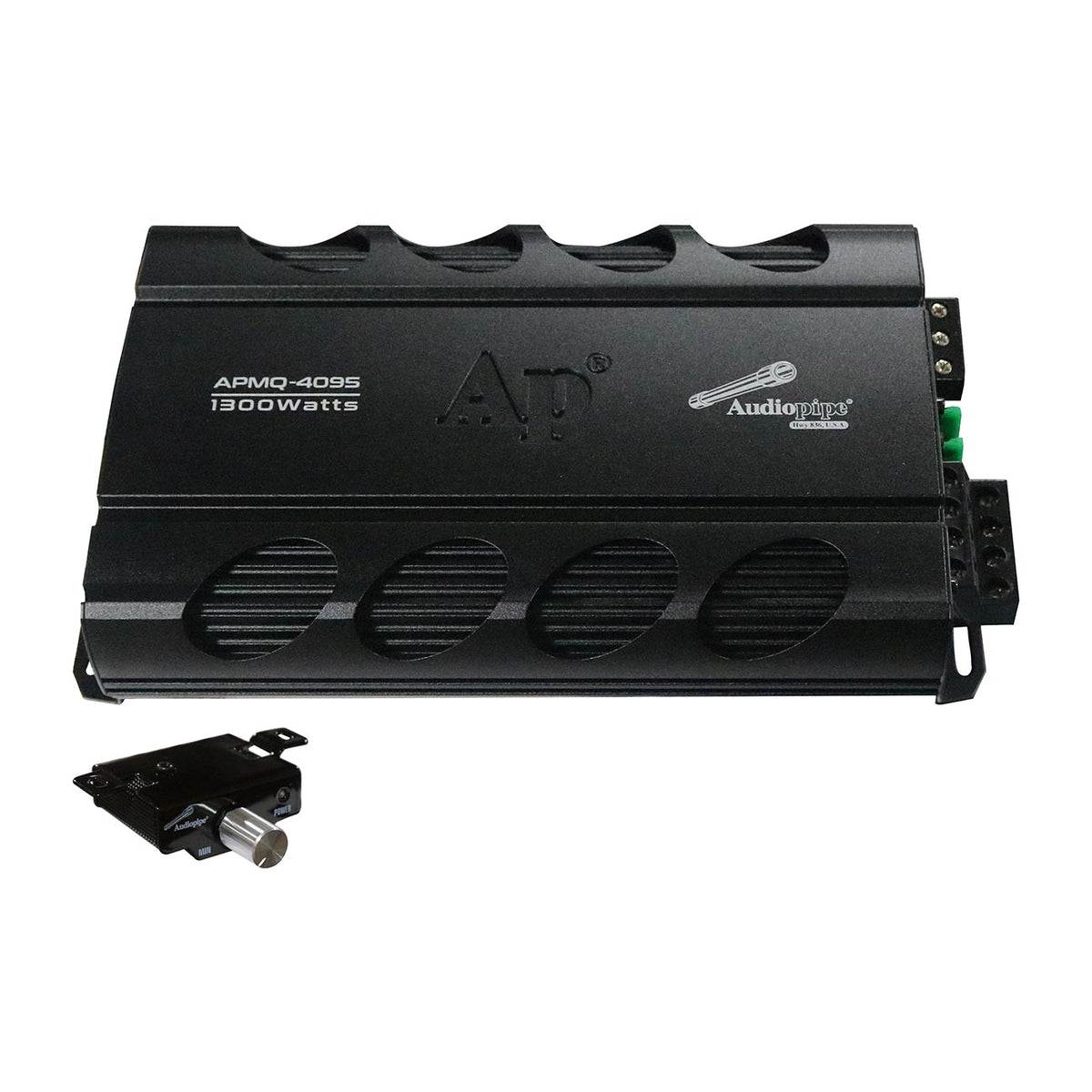 Audiopipe Mini 4 Channel Amplifier, 1300W MAX