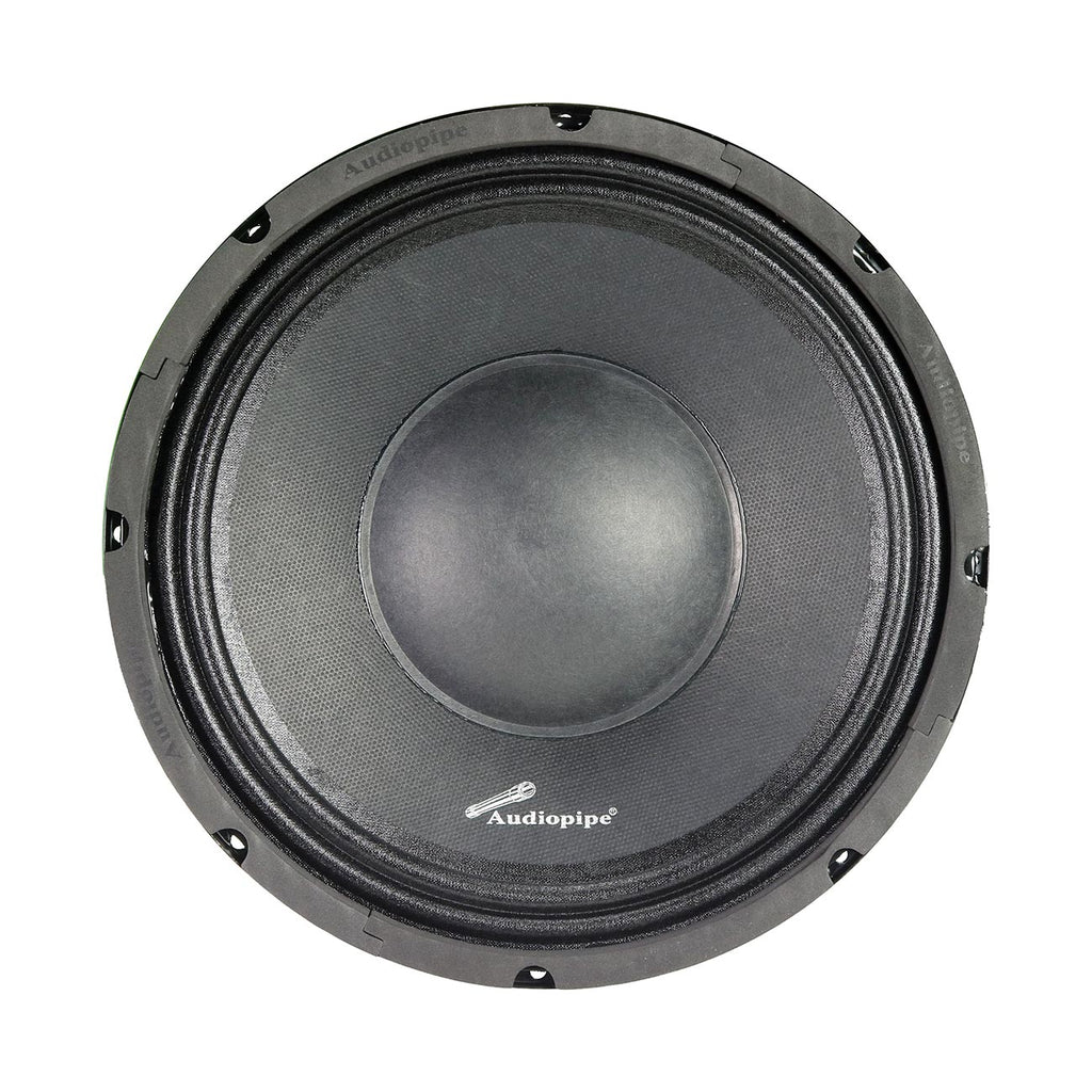 Audiopipe 10" Low Mid Frequency Speaker, 350W RMS/700W Max, 8 Ohm Voice Coil