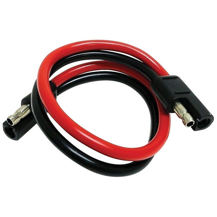 Audiopipe Quick Disconnect Wire Harness 10 Gauge 1 Foot – Black/Red