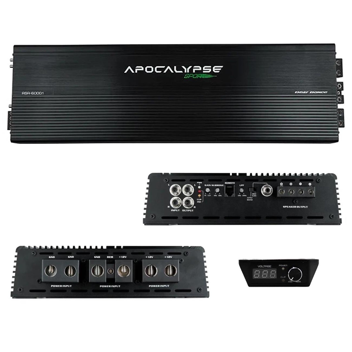 Deaf Bonce Apocalypse Monoblock Amplifier, 6000W RMS