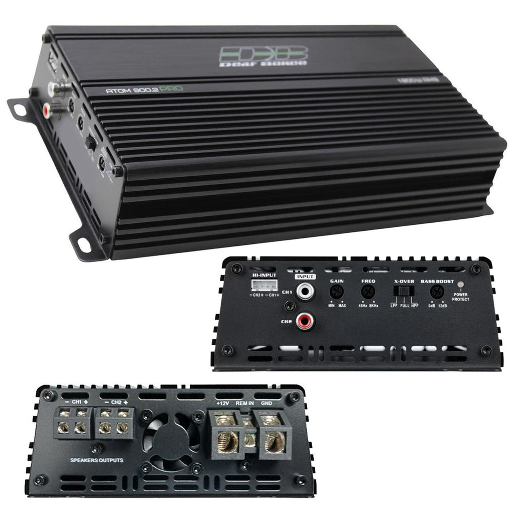 Deaf Bonce 2 Channel Amplifier, 900 Watts