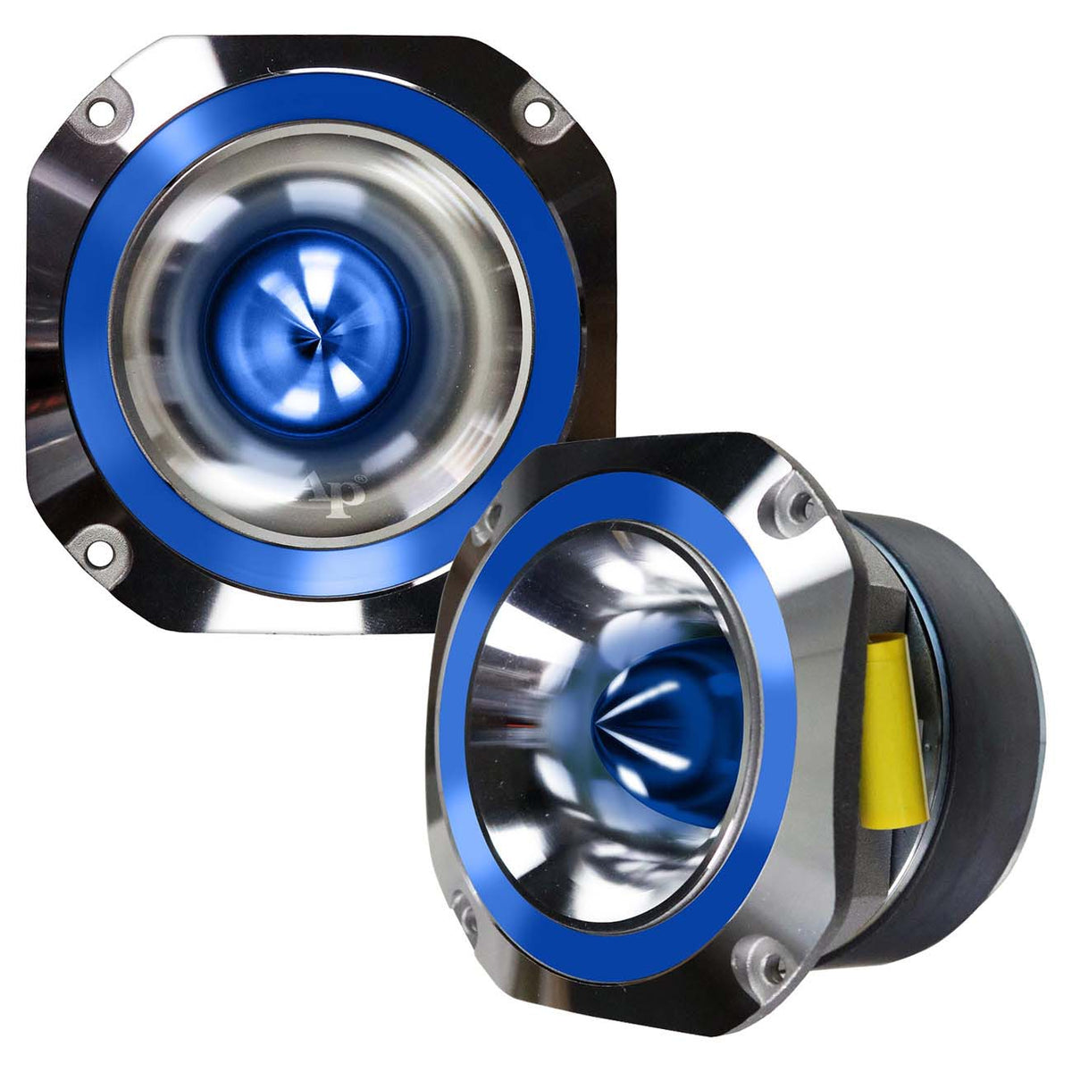 Audiopipe 4" Aluminum Super Tweeter (Blue), 400W Max (Sold Individually)