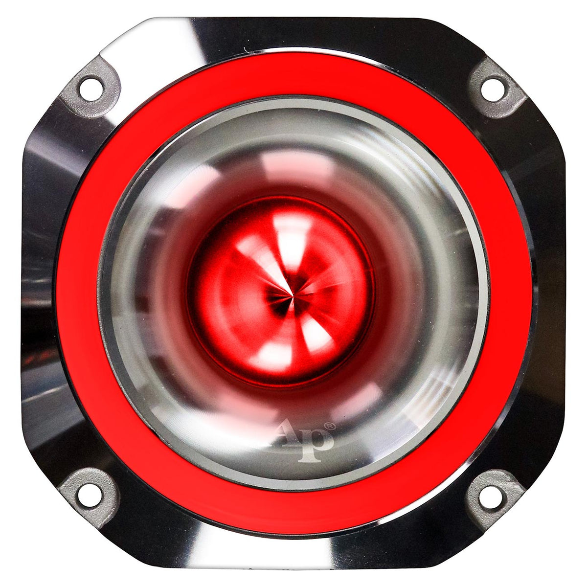 Audiopipe 4" Aluminum Super Tweeter (Red), 400W Max (Sold Individually)