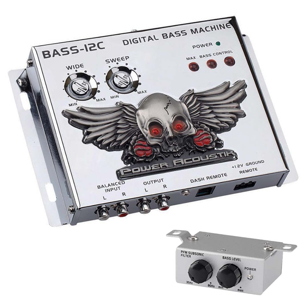 Power Acoustik Digital Bass Reconstruction Processor – Chrome Finish