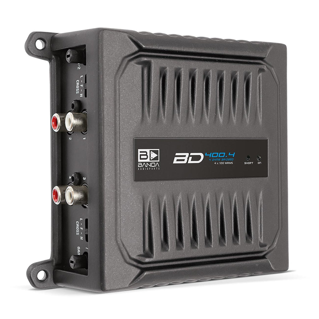 Banda Compact 4 Channel Amplifier, 400W RMS