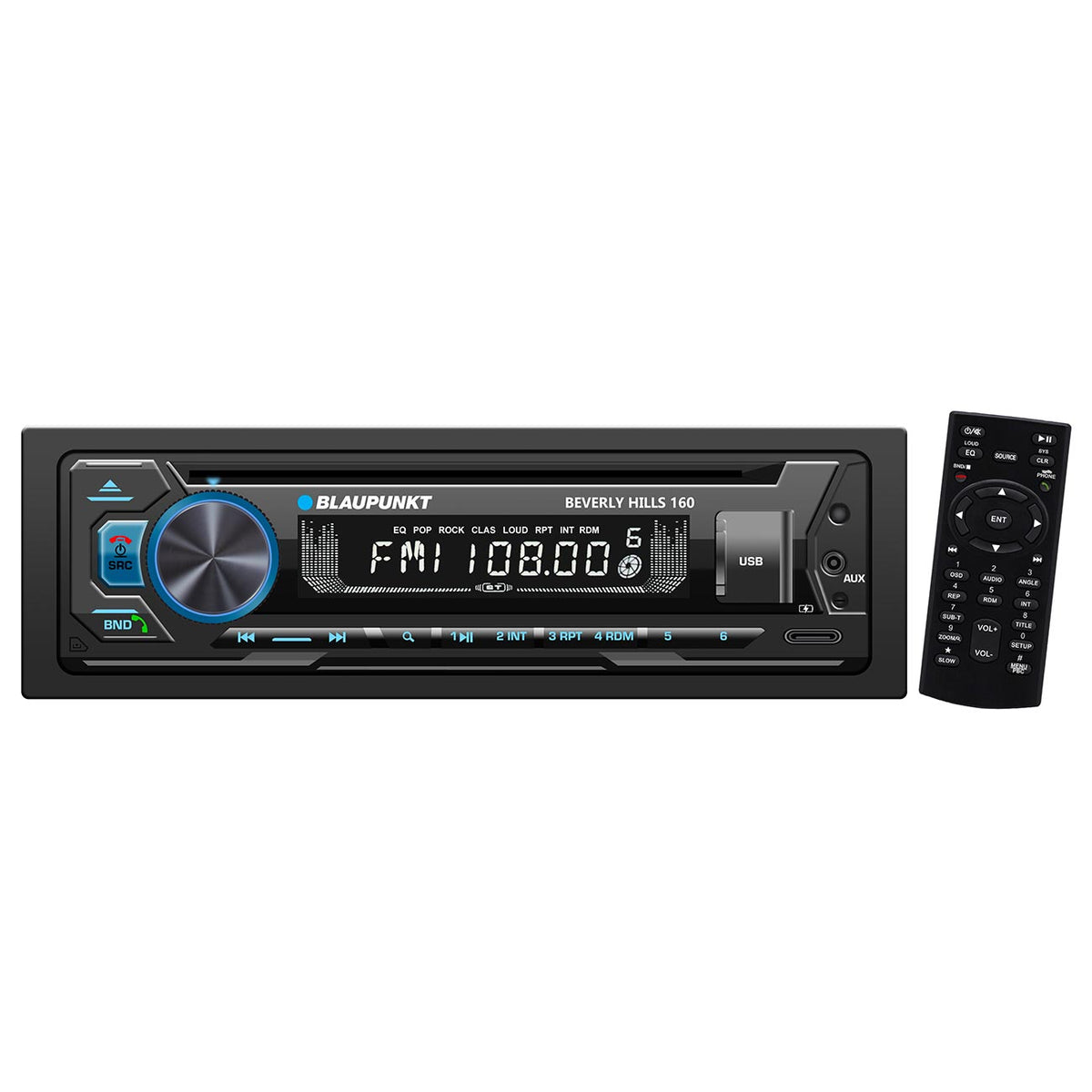 Blaupunkt Detachable Face DVD/CD Receiver with Bluetooth, USB/SD Inputs & Remote