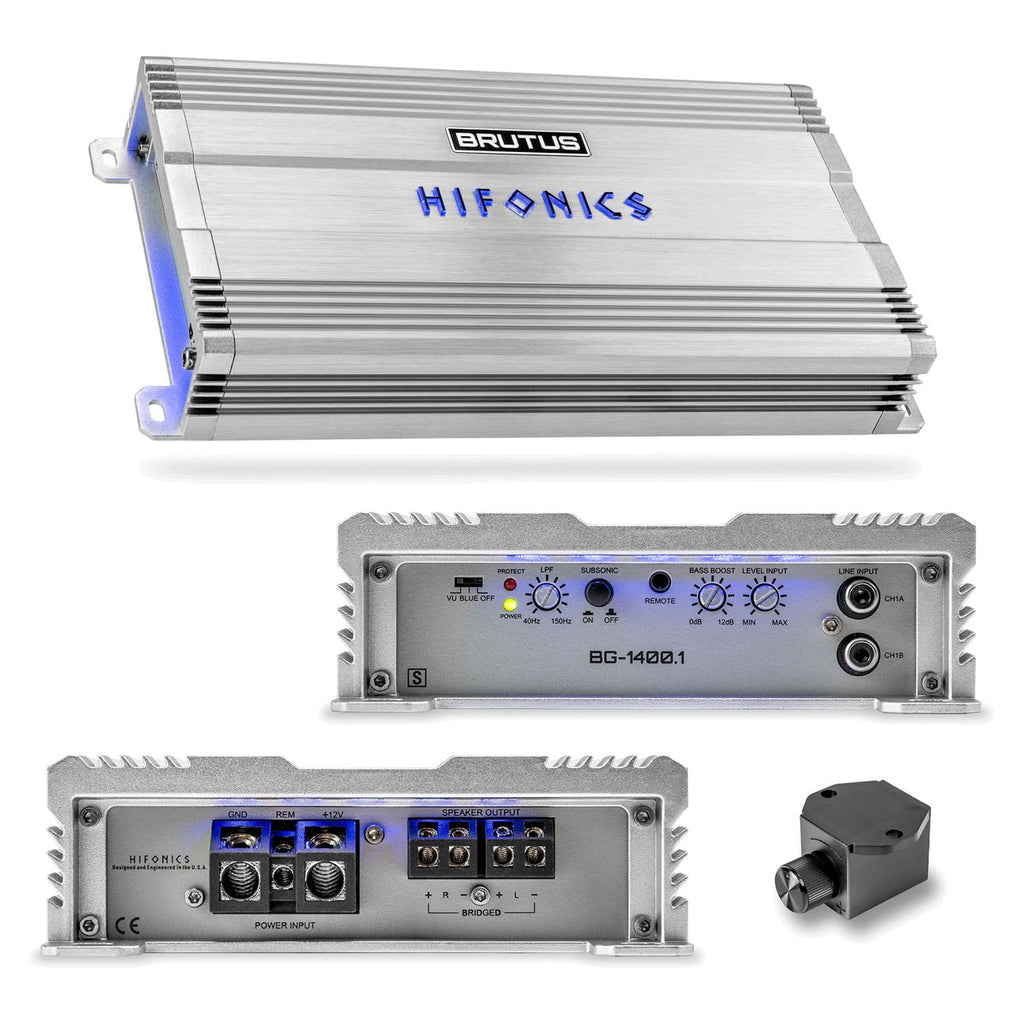 Hifonics Brutus BG Series Mono Block Amplifier, 1400 Watts