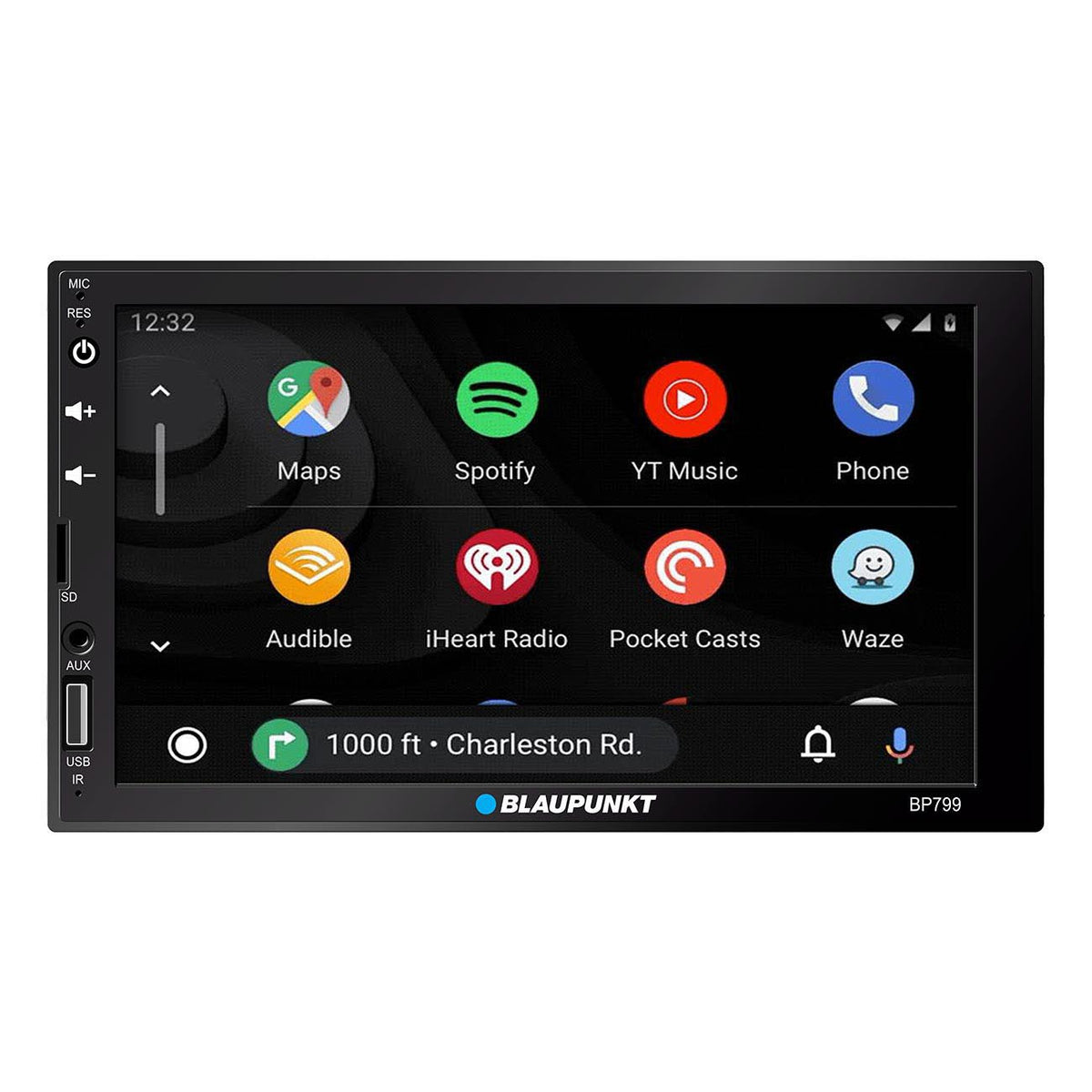 Blaupunkt Double DIN Mechless Receiver with 7.0" Touch Screen, Mirrorlink, Android Auto/ Apple Carplay, Bluetooth & Remote