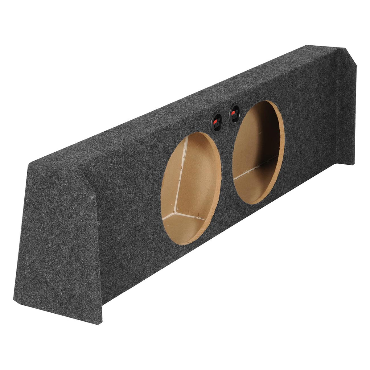 QPower Dual 12" Sealed Empty Woofer Enclosure - '09-'26 Ford F-150 Super Crew and '17-'26 Ford F-250/350 Super Crew