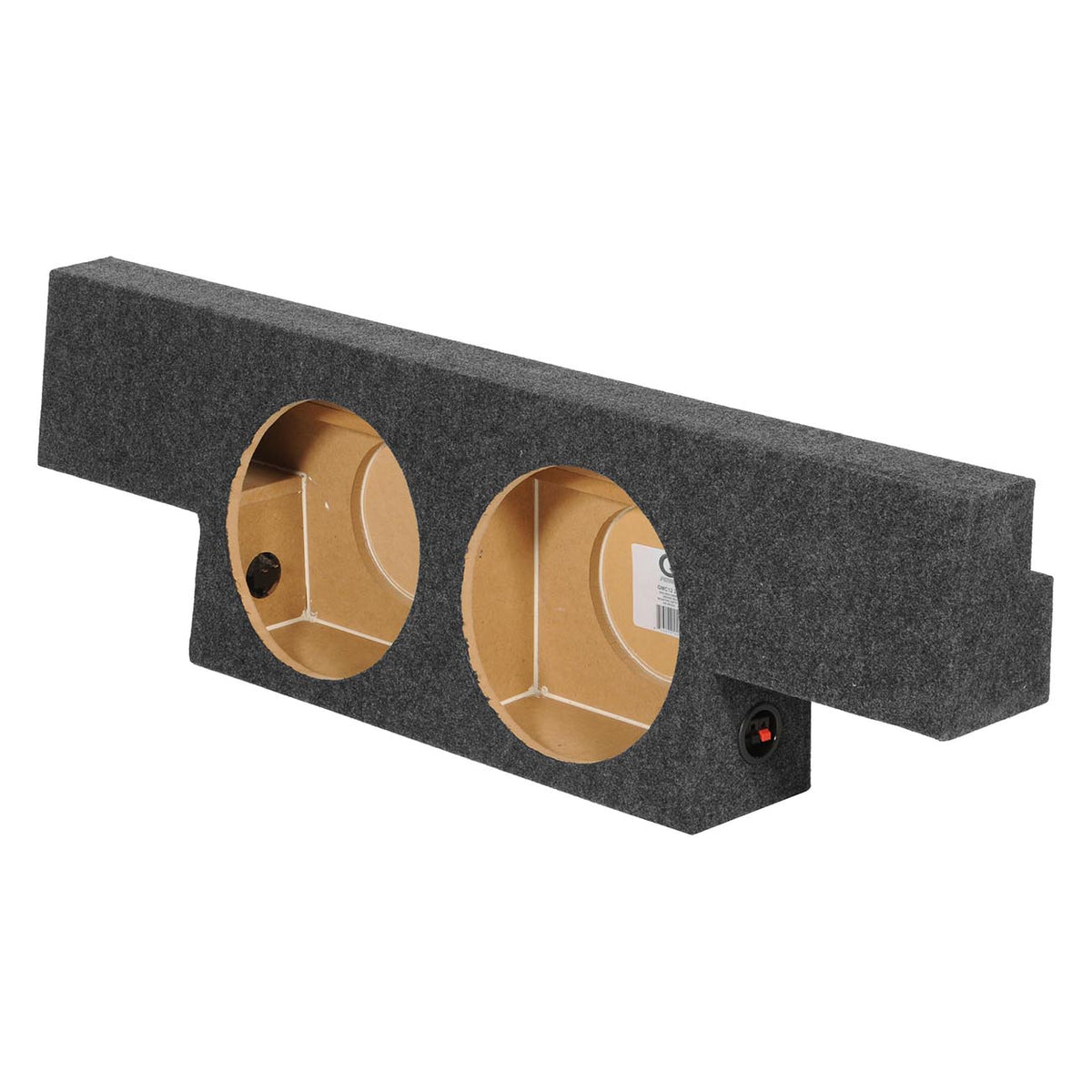 QPower GMC/Chevy Crew Cab '04-'07 Dual 10" Empty Woofer Enclosure