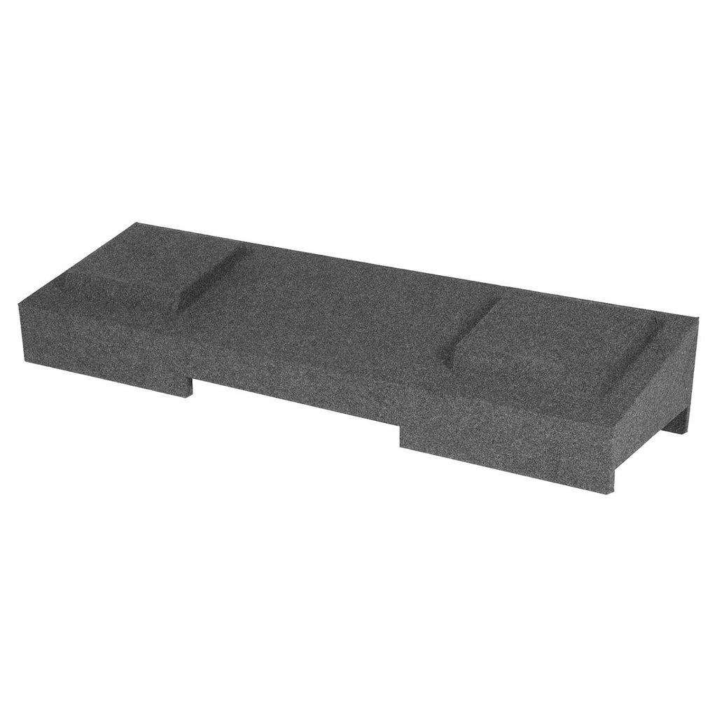 QPower GMC/Chevy Crew Cab '07-'13 Dual 10" Empty Woofer Enclosure