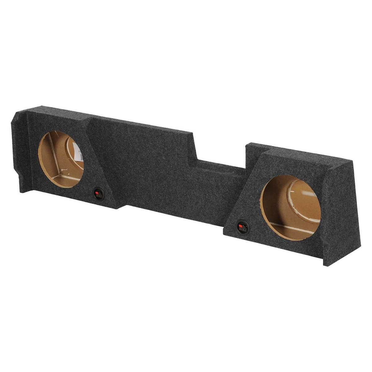QPower GMC/Chevy Double Cab '14-'18 Dual 10" Empty Woofer Enclosure
