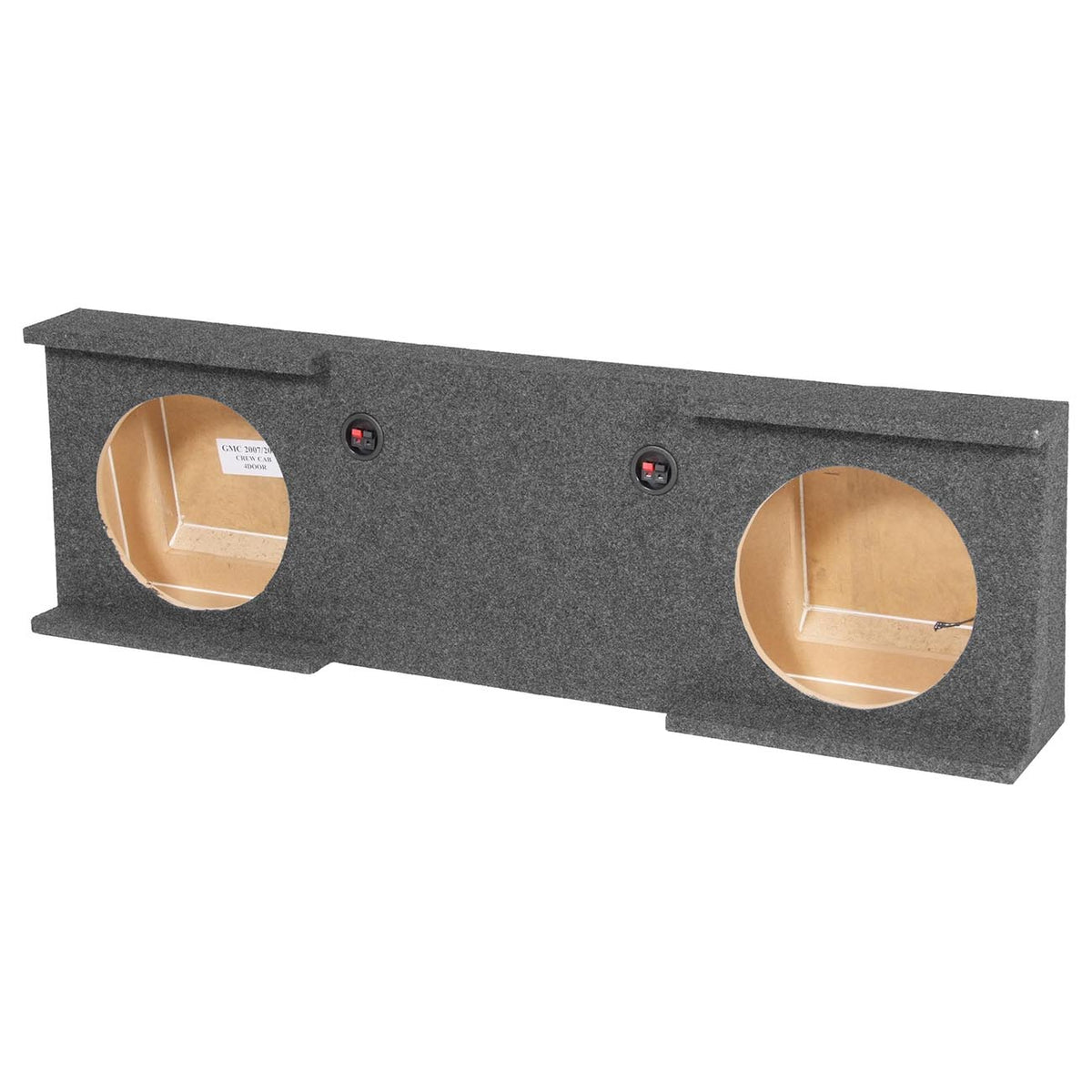 QPower GMC/Chevy Crew Cab '07-'13 Dual 12" Empty Woofer Enclosure