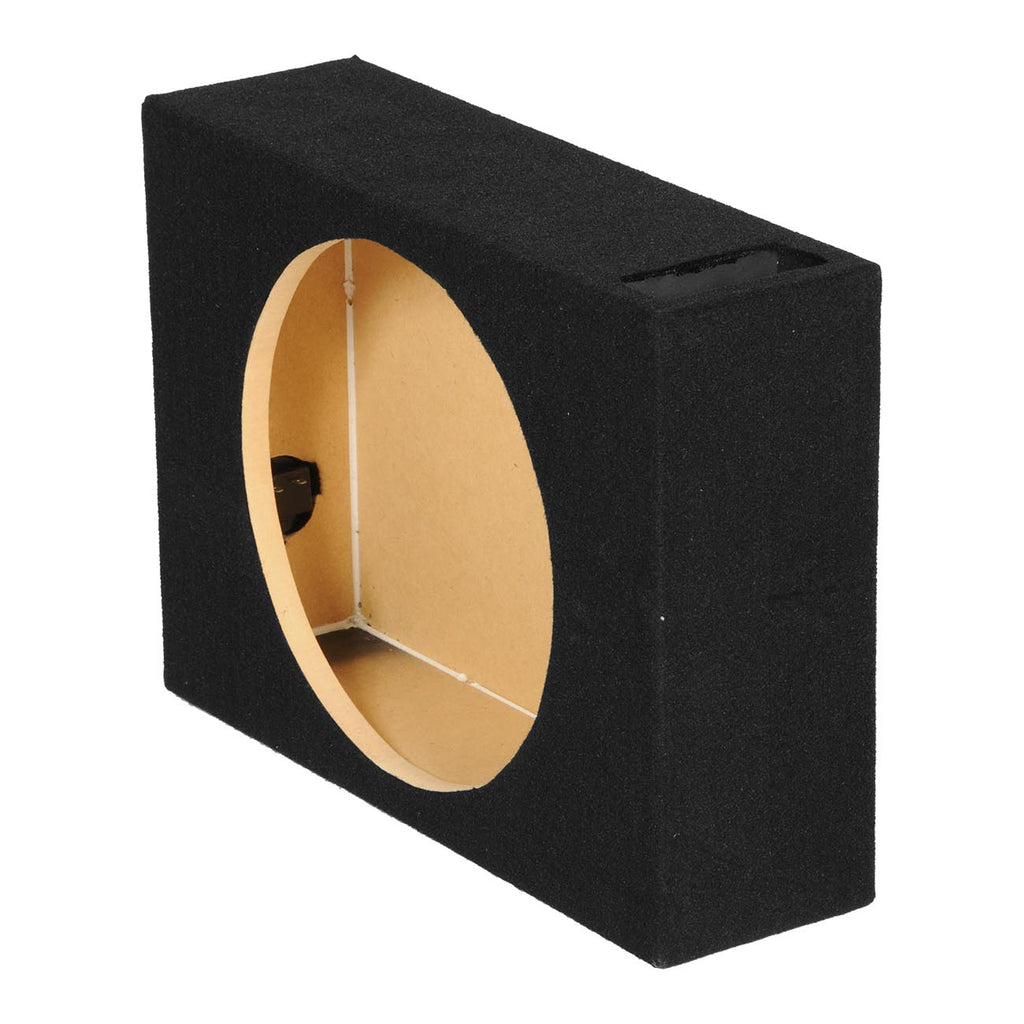 QPower Single 12" Vented Shallow Mount Empty Woofer Enclosure