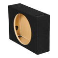 QPower Single 12" Vented Shallow Mount Empty Woofer Enclosure