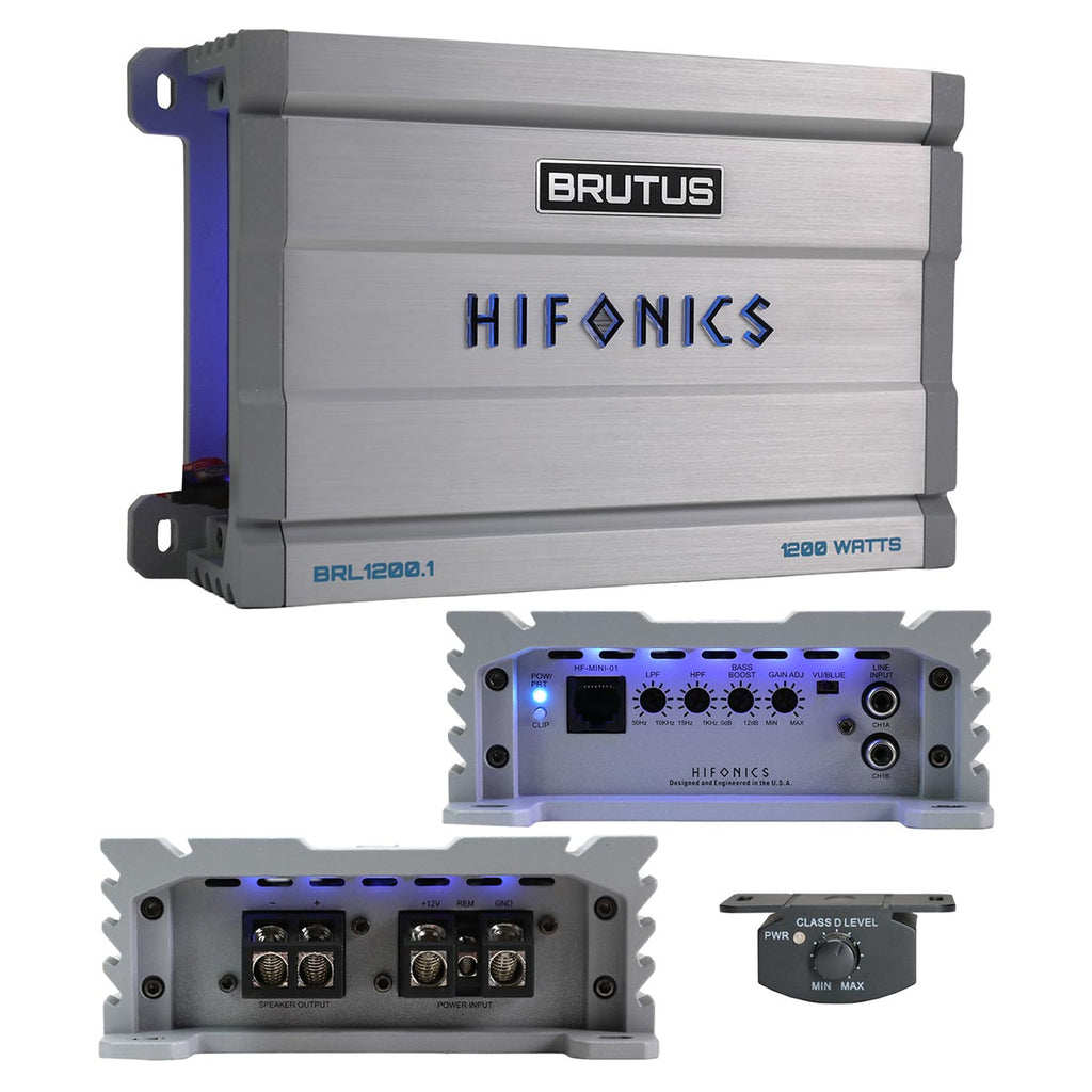 Hifonics Brutus BRL Series Mono Block Amplifier, 1200 Watts