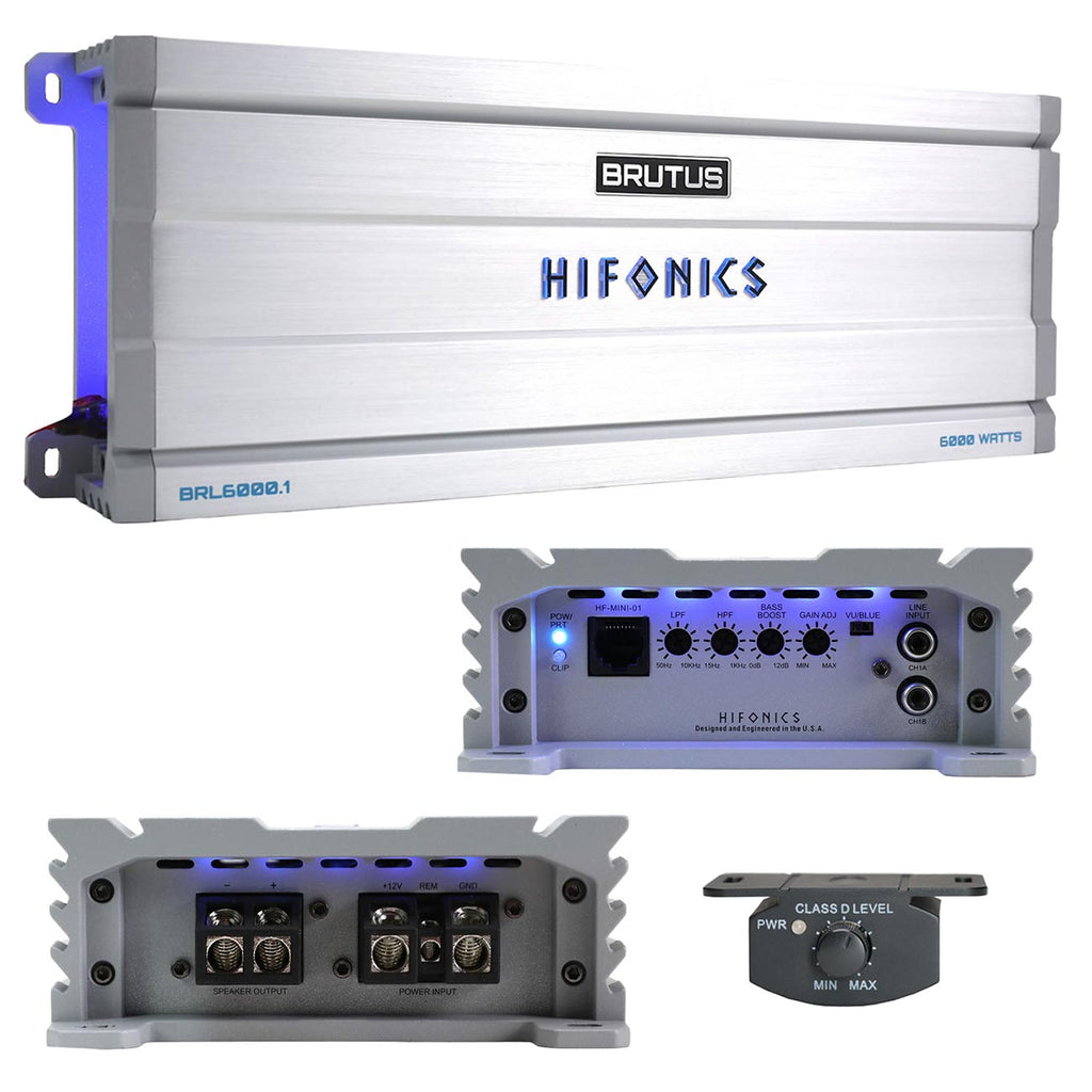 Hifonics Brutus BRL Series Mono Block Amplifier, 6000 Watts