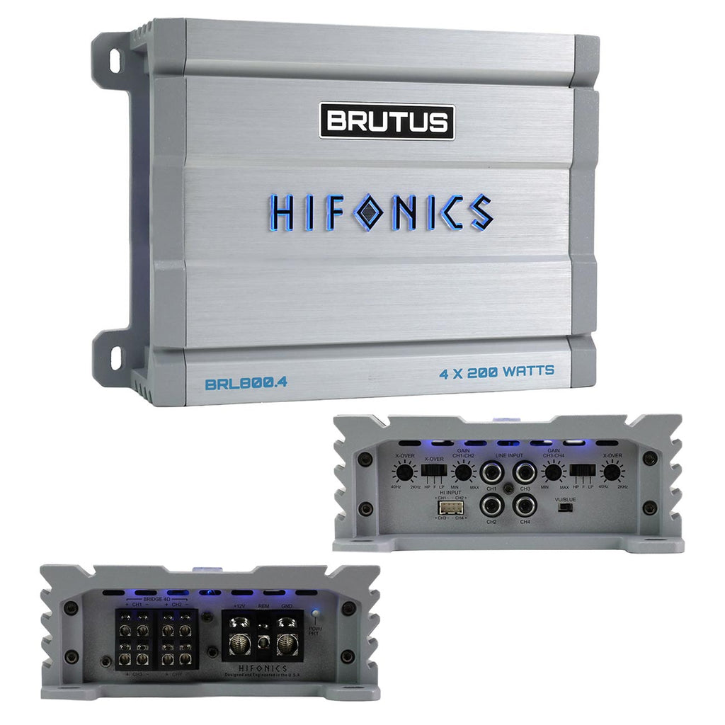 Hifonics Brutus BRL Series 4 Channel Amplifier, 800 Watts