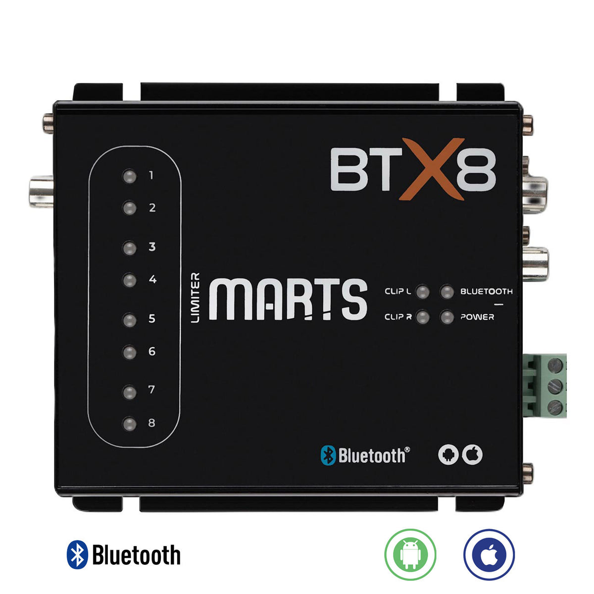 Marts Digital 8-Channel DSP Processor with Bluetooth (App Controlled)