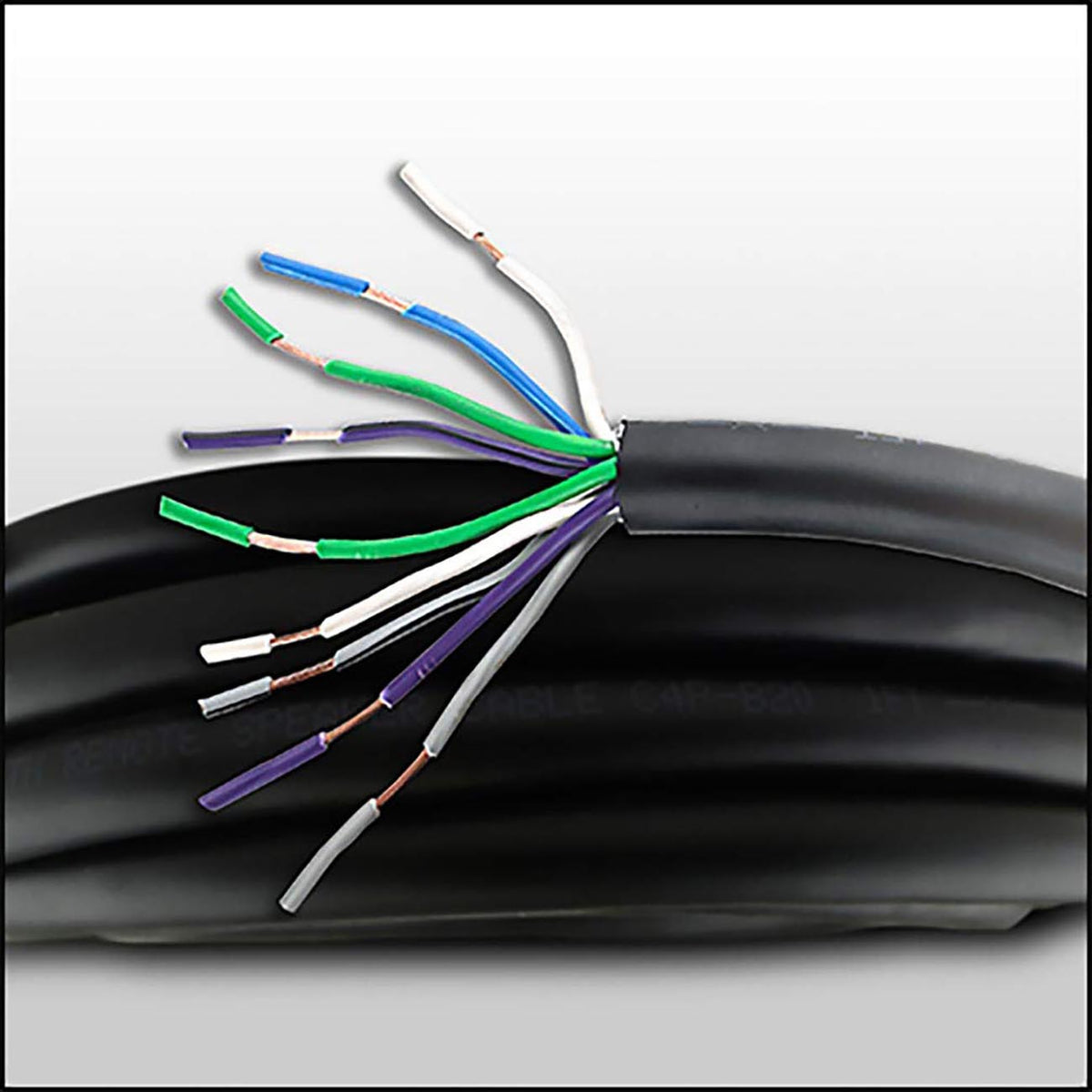 Audiopipe 20ft Speed Cable – 9 Conductor 18 gauge Speaker/Remote Wire