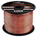 Audiopipe CCA Speaker Wire 10 Gauge 300 Foot Roll – Clear PVC