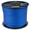 Audiopipe CCA Speaker Wire 12 Gauge 500 Foot Roll – BLUE/SILVER