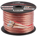 Audiopipe CCA Speaker Wire 16 Gauge 100 Foot Roll – Clear PVC