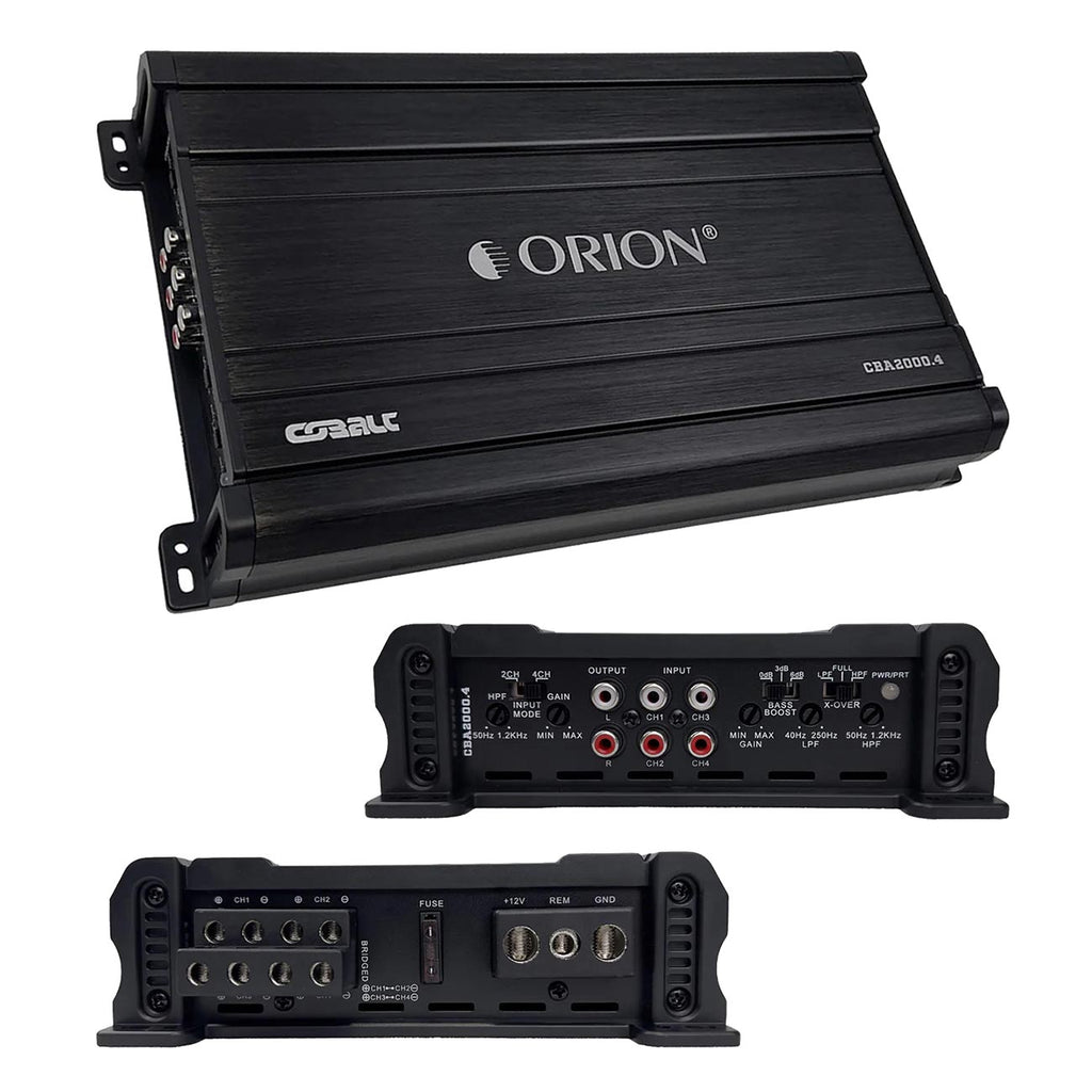 Orion Cobalt Series 4 Channel Amplifier, 2000W MAX