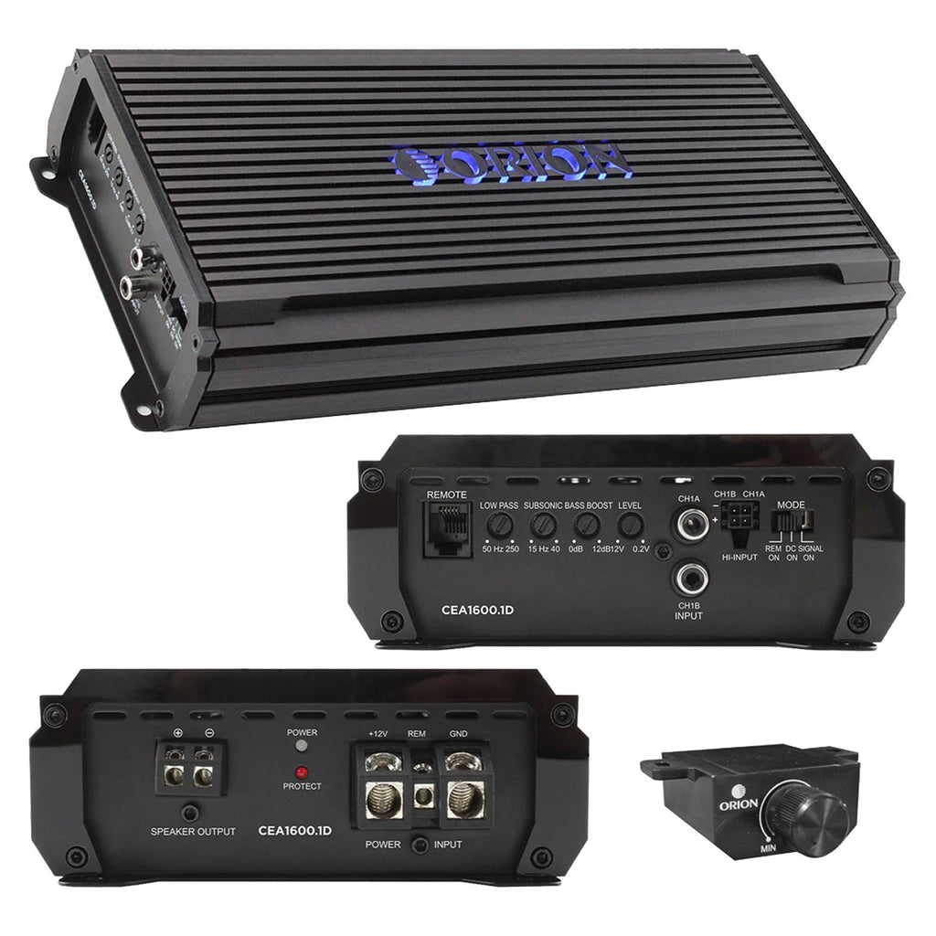 Orion Cobalt Elite Compact Class-D Monoblock Amplifier, 1600 Watt RMS