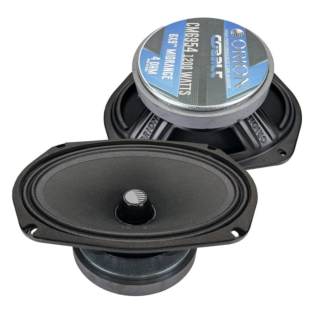 Orion Cobalt High Efficiency 6 x 9" Midrange Speakers, 300W RMS / 1200W MAX, 4 Ohm