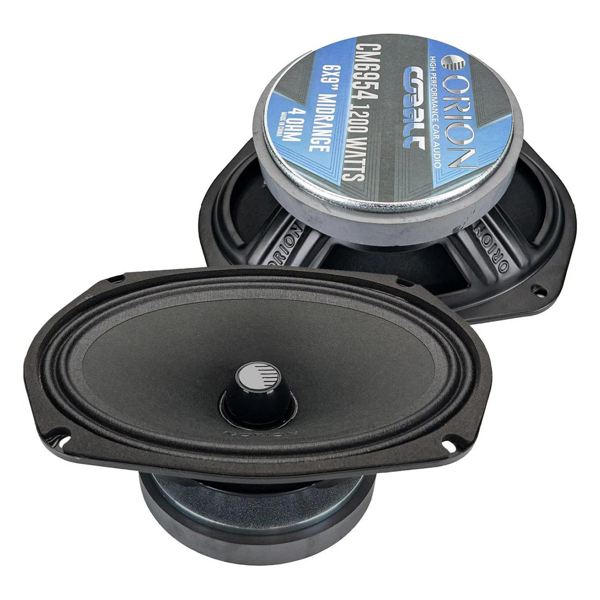 Orion Cobalt High Efficiency 6 x 9" Midrange Speakers, 300W RMS / 1200W MAX, 4 Ohm