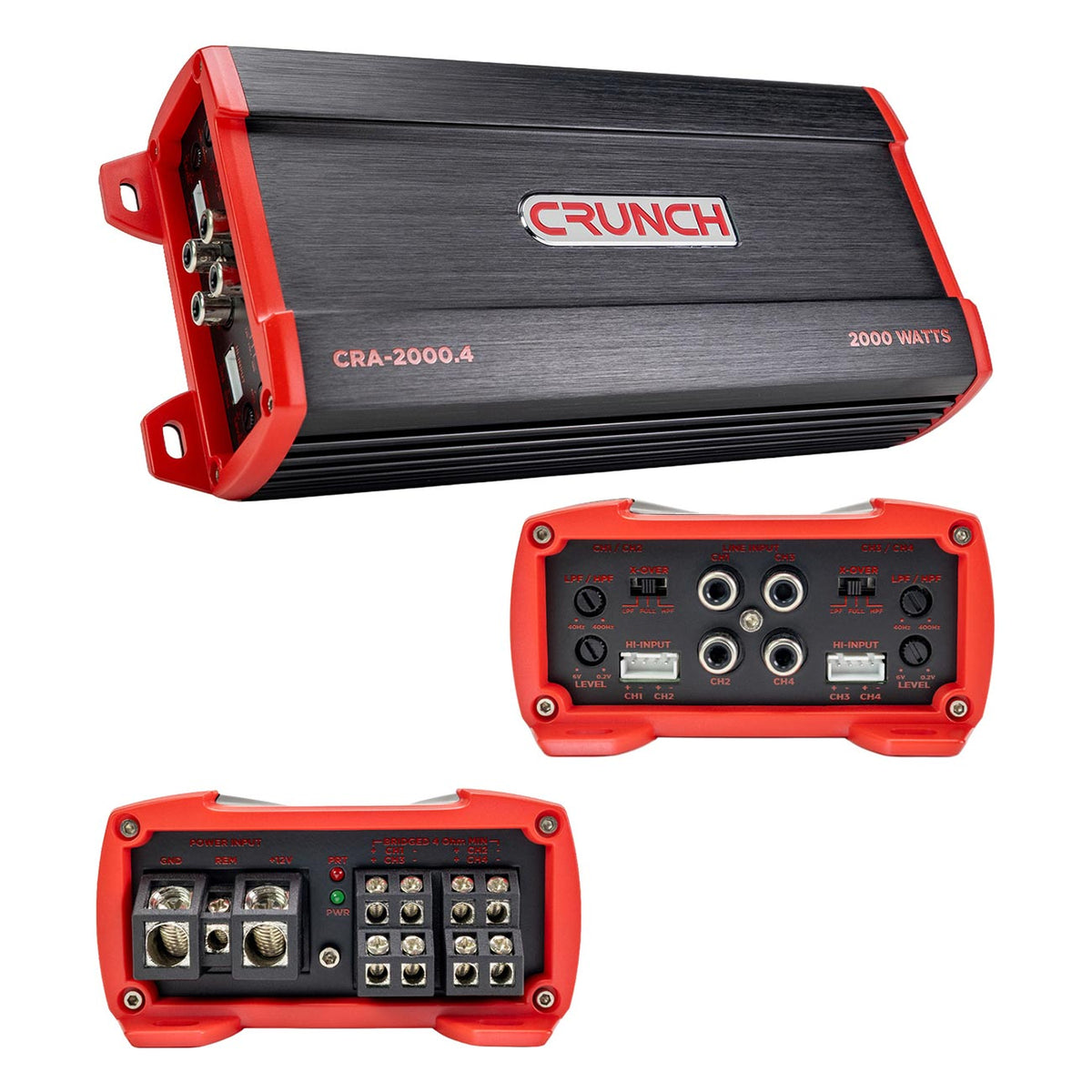 Crunch 4 Channel Amplifier, 2000 Watts