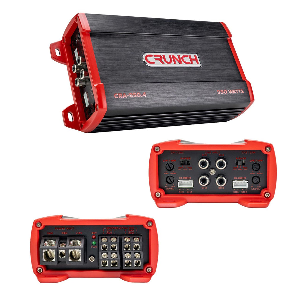 Crunch 4 Channel Amplifier, 950 Watts