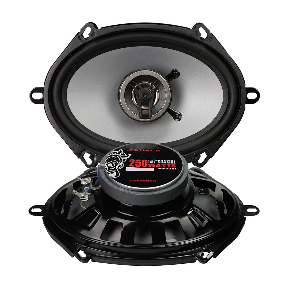 Crunch 5×7"/6×8" 2-Way Coaxial Speakers
