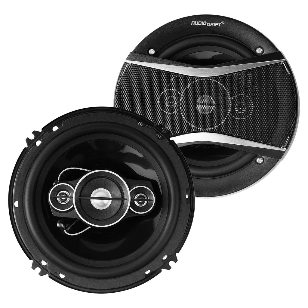 Audiodrift 6.5" 4-Way Speakers, 300W Max